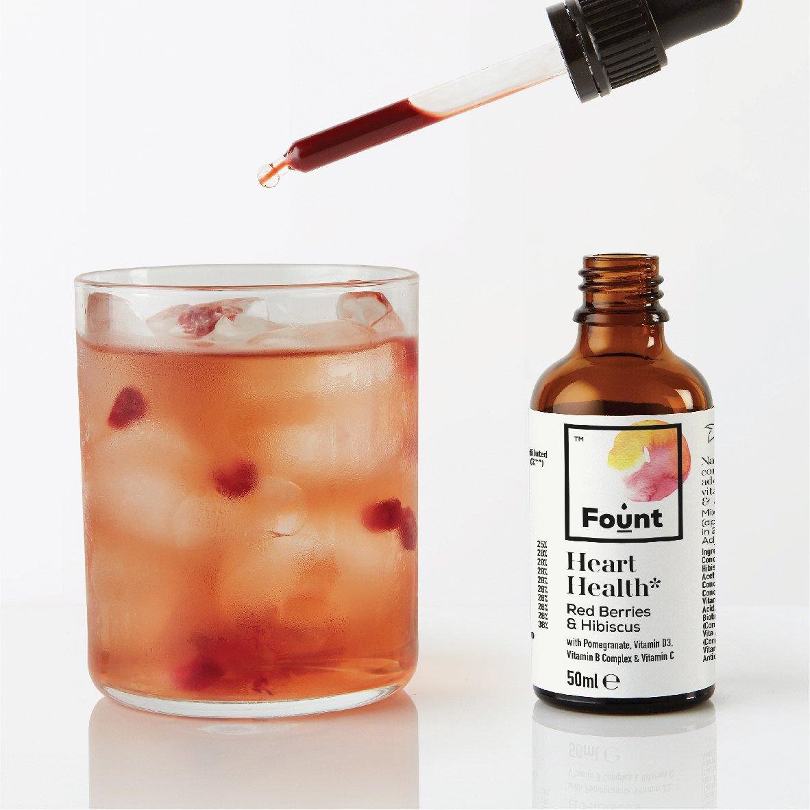 Heart Health: Red Berries &amp; Hibiscus - Fount Drinks